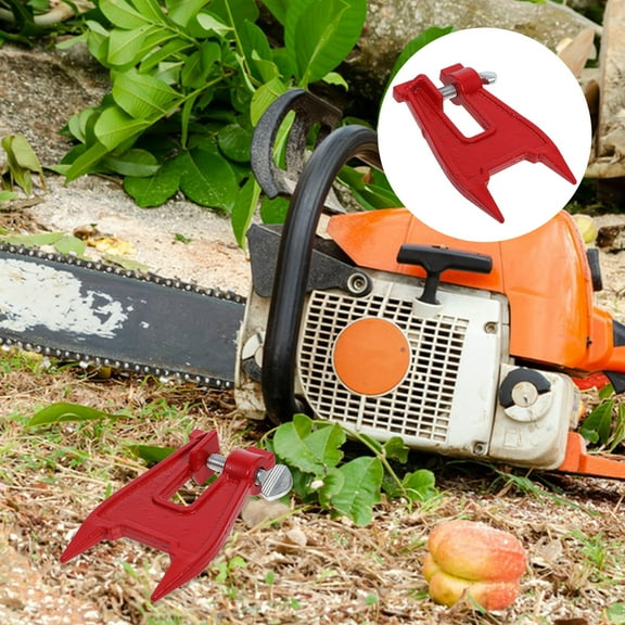 DEEPCRAFF 1Set Compact Stump Vise for Chainsaw Chain Maintenance 4.95X3.03X2.23In