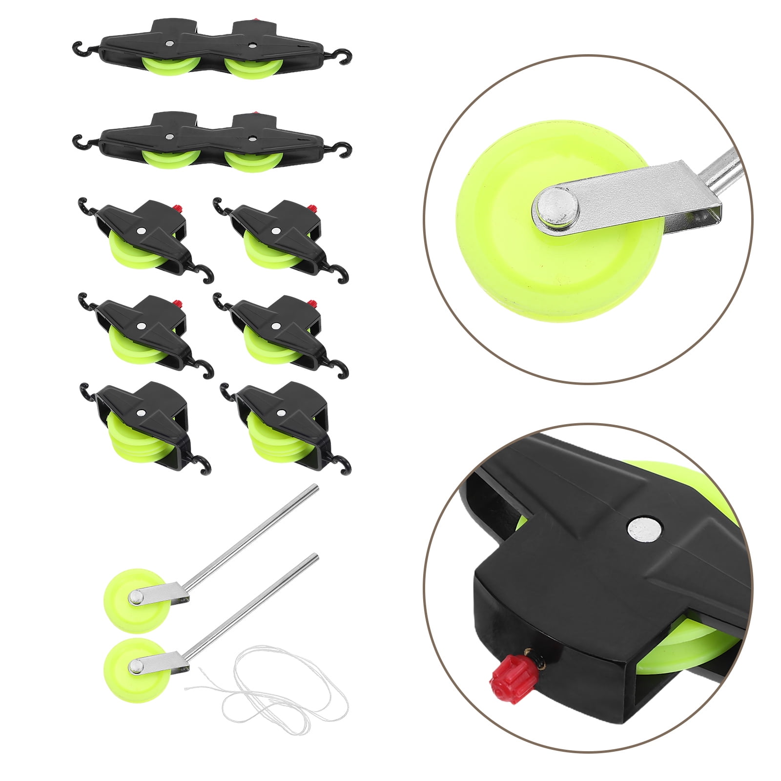 DEEPCRAFF Compound Pulley System Multi-Color Iron and Plastic for ...