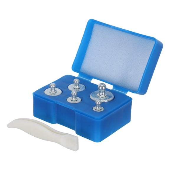 DEEPCRAFF Student Calibration Weights Set, 10mg-100g Steel Precision Balance Scale Weights for Lab Classroom,