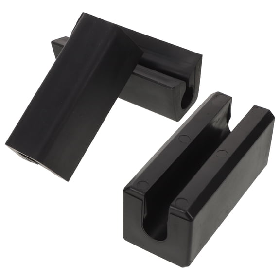 DEEPCRAFF Black Transom Saver Support Rubber for Home Use Quick Installation Design