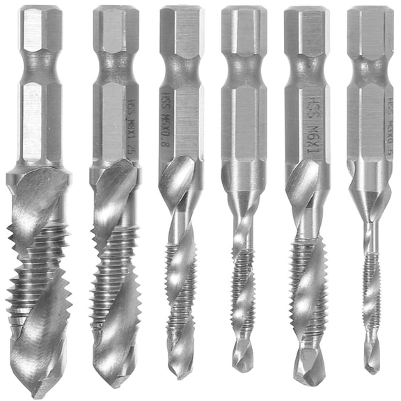 DEEPCRAFF Multi-Functional Steel Drill Bit Set with Side Cutting Saw, Tap Bits, and Splitting Tools for Versatile Drilling