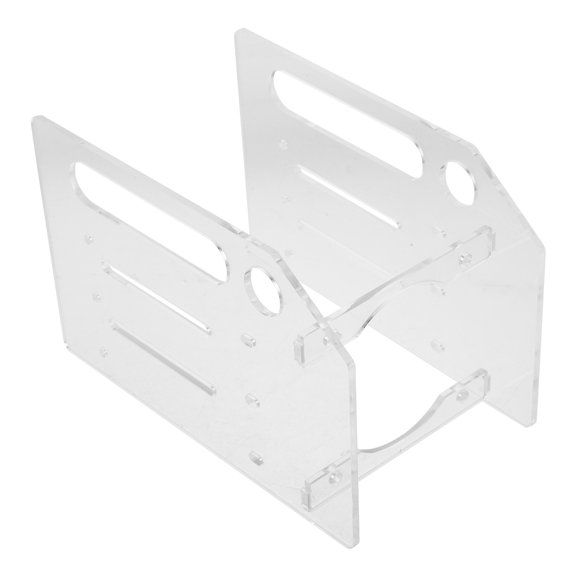DEEPCRAFF 1Set Multi Layer Transparent Hard Drive Rack for Desk with Universal Fit and Heat Dissipation