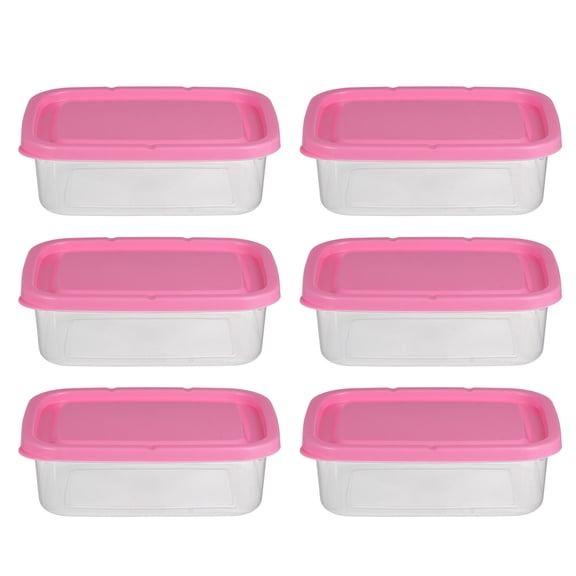 DEEPCRAFF 1Set Pink Storage Box for Moisture Protection of Fruits Vegetables with Reusable Design