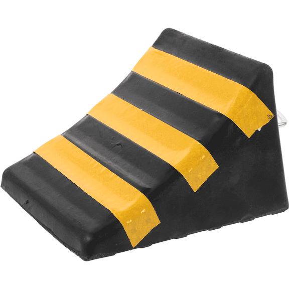 DEEPCRAFF 1Set Portable Vehicle Tire Stopper Wheel Chock with Strengthen Grip for Truck