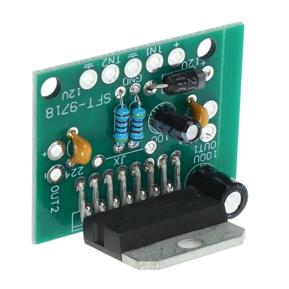 DEEPCRAFF 1Set Power Amplifier Amp Board DIY Green Audio Stereo Circuit Board Low Noise Minimal Startup Current