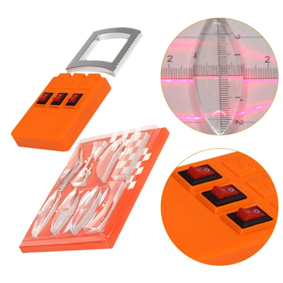 DEEPCRAFF 1Set Science Classroom Physics Optical Experiment Kit for Demonstrating Light Refraction