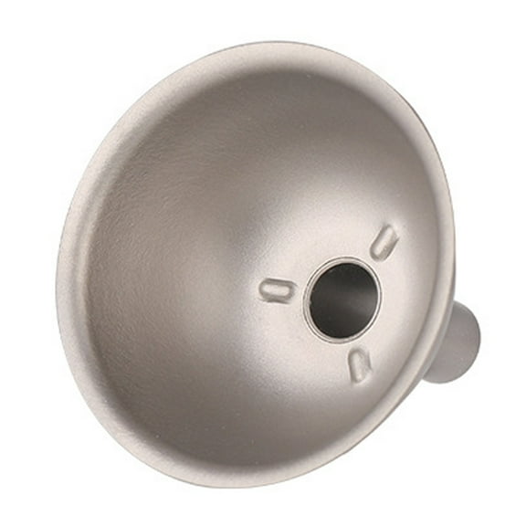 DEEPCRAFF 1Set Small Mouth Funnel for Liquid Transferring Silver 4.00X4.00X3.70CM
