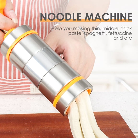 DEEPCRAFF Pasta Roller Machine Stainless Steel Make Fettuccine Kitchen Equipment 1 Set