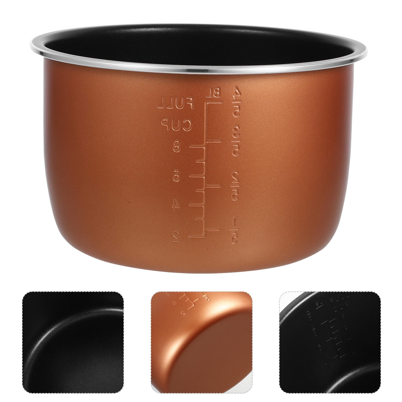 DEEPCRAFF 1Set Smooth Design Rice Cooker Inner Pot Replacement for Rice Cooker Accessories