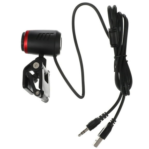 DEEPCRAFF 1Set USB Web Camera with Optical Lens for Distortion Free Video and 360 Rotation