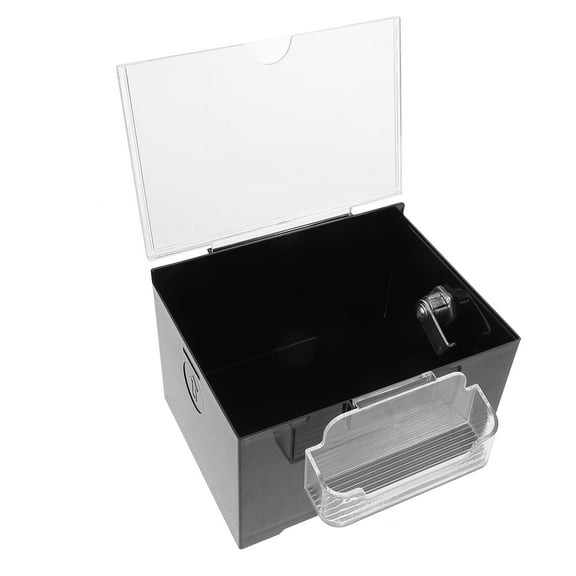 DEEPCRAFF 1Set Voter Box Donation Box Colored Acrylic Transparent Design For Corporate Meetings