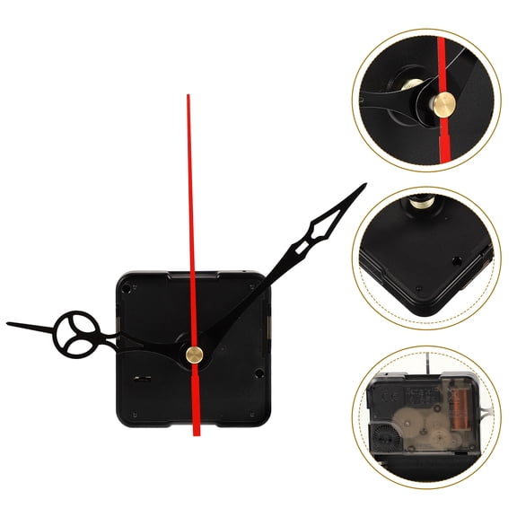 DEEPCRAFF 1Set Clock Mechanism Replacement Battery Operated Kit with Assorted Color Hands for DIY Use
