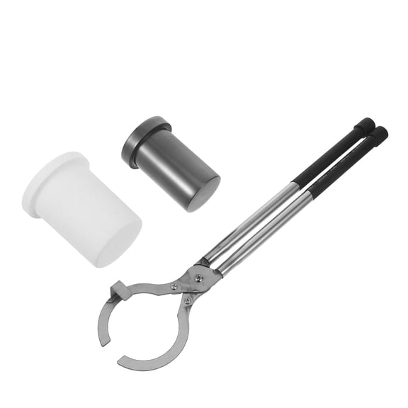 DEEPCRAFF 1Set Metal Melting Casting Kit with Graphite Crucible and Safe Crucible Pouring Tongs for Refining