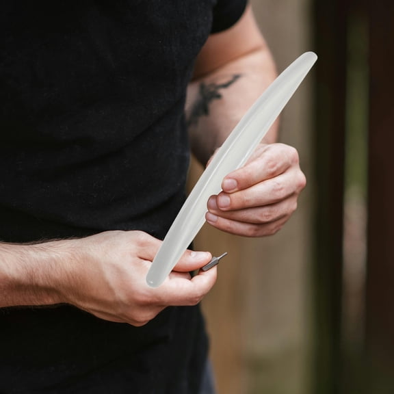 DEEPCRAFF 1Set Plastic Refrigerator Door Handle Replacement White Heavy Duty Grip for Freezer Cabinet