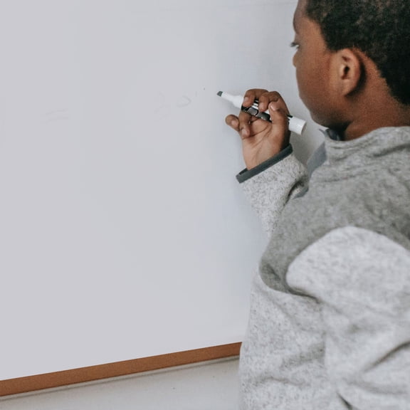 DEEPCRAFF Peel and Stick Whiteboard Wallpaper, Repositionable Dry Erase Wall Paper for Home Office, Easy to Clean