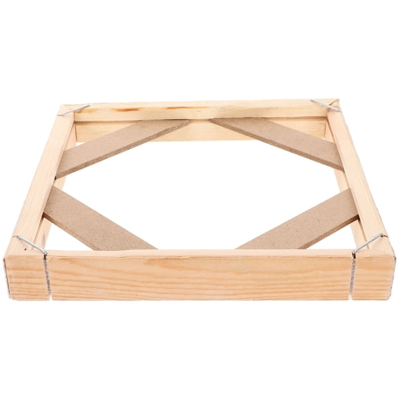 DEEPCRAFF DIY Wooden Canvas Frame Kit Beige for Multipurpose Wall Display