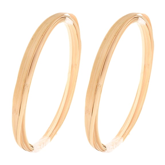 DEEPCRAFF Basket Making Materials Synthetic Material Yellow 2 Bundles Diy Crafts