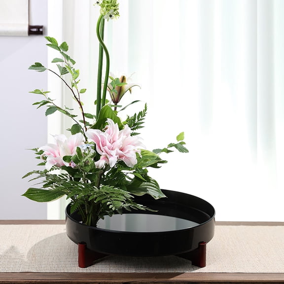 DEEPCRAFF 2-Pack Clear Floral Cage Flower Holder for Artificial Flowers, Transparent Flower Arranging Decoration Tools