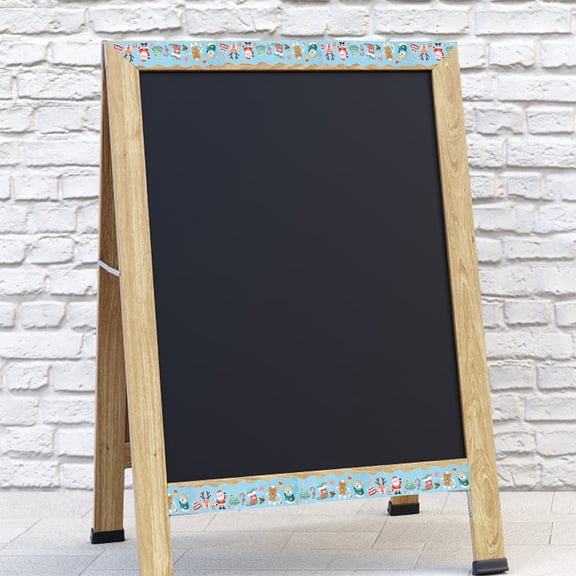 DEEPCRAFF 2 Rolls of Decorative Border Decor Multi-colored Coated Paper for Blackboard Decoration Christmas