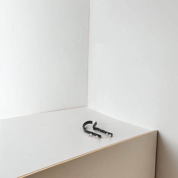 DEEPCRAFF Mailbox Components Post Box Replacement Fitting Metal Black for Outdoor Use 2 Set