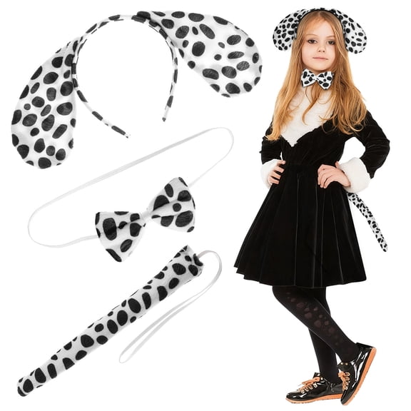 DEEPCRAFF 2 Sets Dog Ear Design Bow Headband Prop For Adults Event