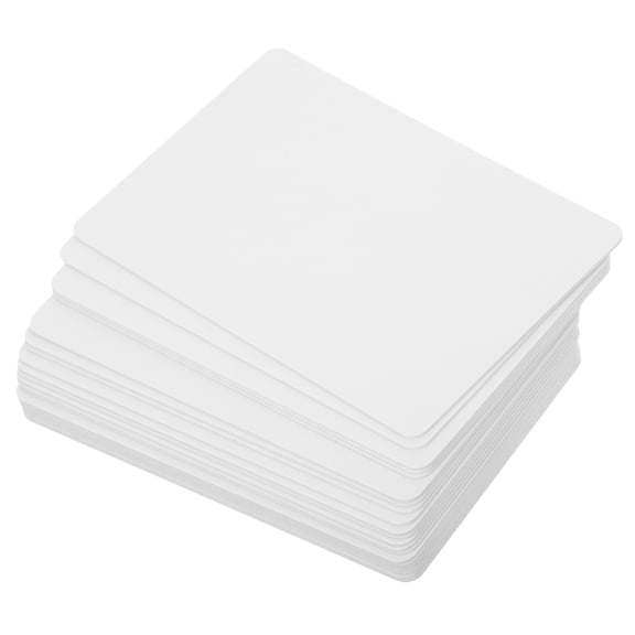 DEEPCRAFF 20Pcs White PVC Plastic Cards with Chip Compatible for Business Security and Identification