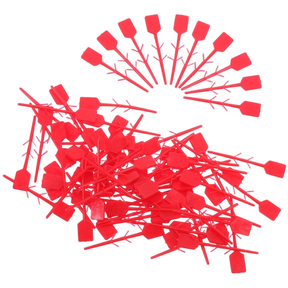 DEEPCRAFF Fire Extinguisher Lock Pins, Red Plastic, Universal Fit for Safety Management
