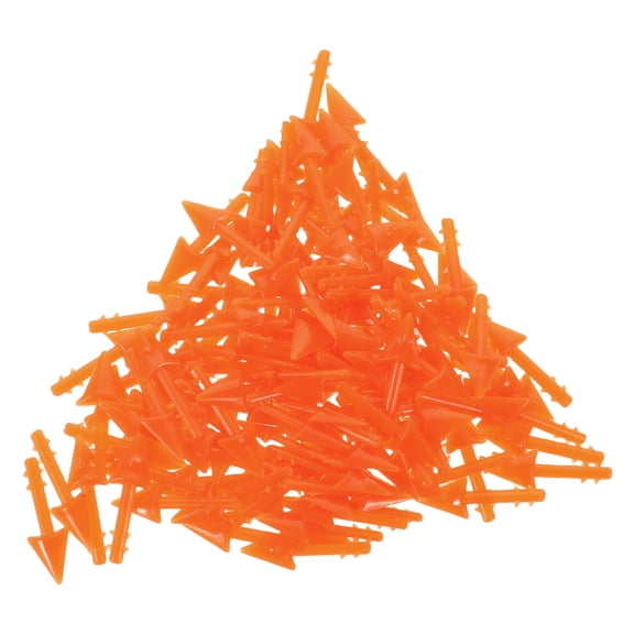 DEEPCRAFF 200Pcs Orange Fake Bird Beak Supplies for Crafting Plush Animals and Decorative Dolls