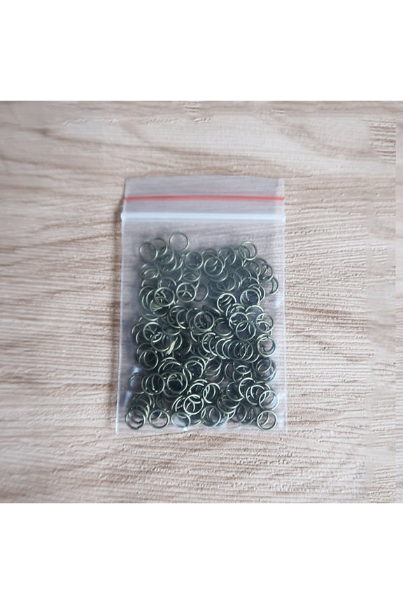 200pcs Split Rings for Keychains Golden Key Rings Linking Items for DIY Jewelry
