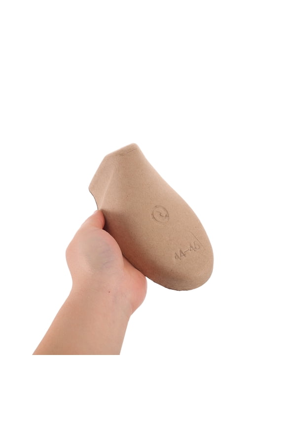 20Pairs Paper Pulp Shoe Tree Inserts Light Brown Unisex Shoe Shape Holders for Boots and Sneakers