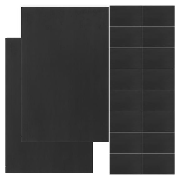 DEEPCRAFF 20Pcs Black Foam Board for Sign Making with Stable Flat Surface and Reusable Design