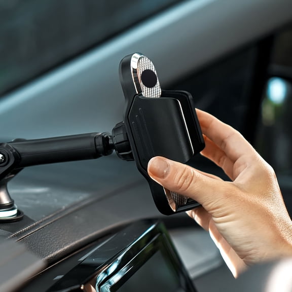 DEEPCRAFF 20Pcs Black Phone Metal Sticker Adhesive Patch for Vehicle Magnetic Phone Holder Support