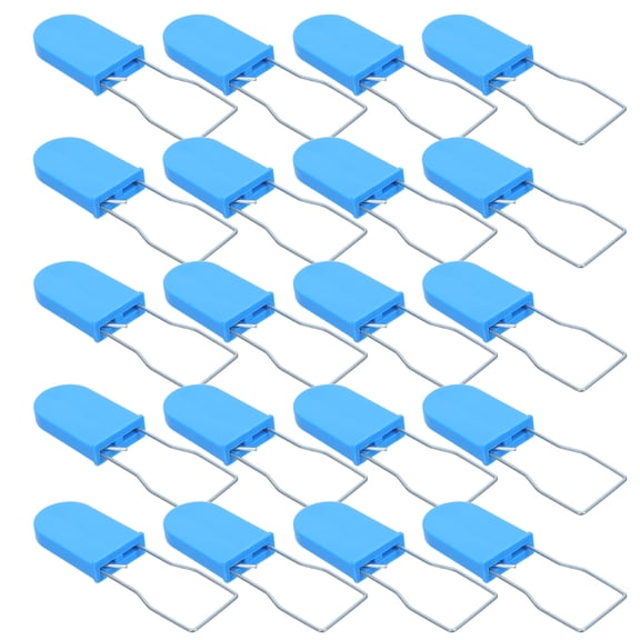 DEEPCRAFF 20Pcs High Strength Blue Plastic Tamper Evident Seals for Equipment and Shipping Security