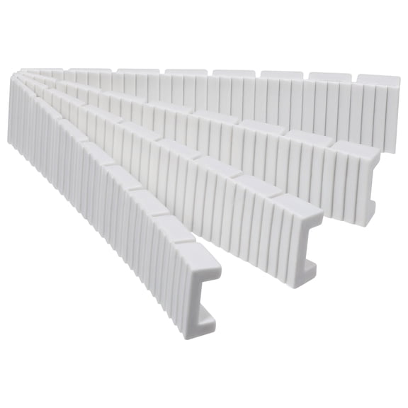 DEEPCRAFF 20Pcs Leveling Shims for Furniture Stabilization White Plastic Anti Slip