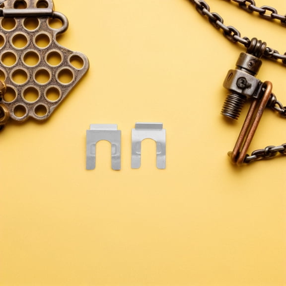 DEEPCRAFF 20Pcs Metal U Shape Brake Hose Retaining Clips for Car Brake Line Leak Prevention and Easy Installation