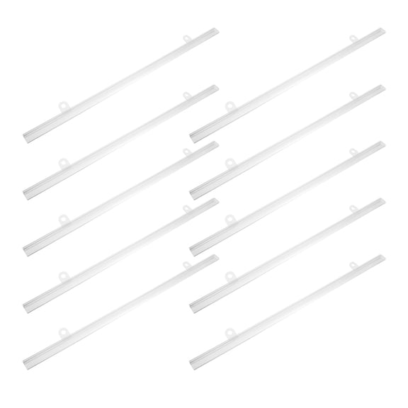 DEEPCRAFF 20Pcs PVC Poster Hanging Rails for Office Retail and Classroom Flat Display