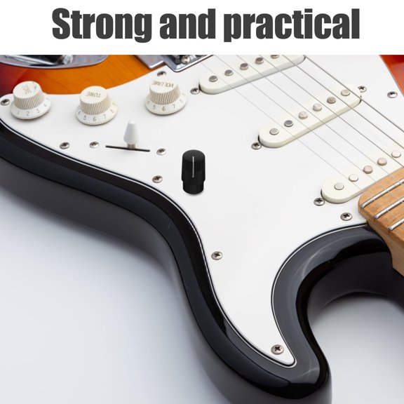 DEEPCRAFF 20Pcs Potentiometer Control Knobs Black Plastic Rotary Caps for Guitar Bass Amplifier Mixer Effects Pedal