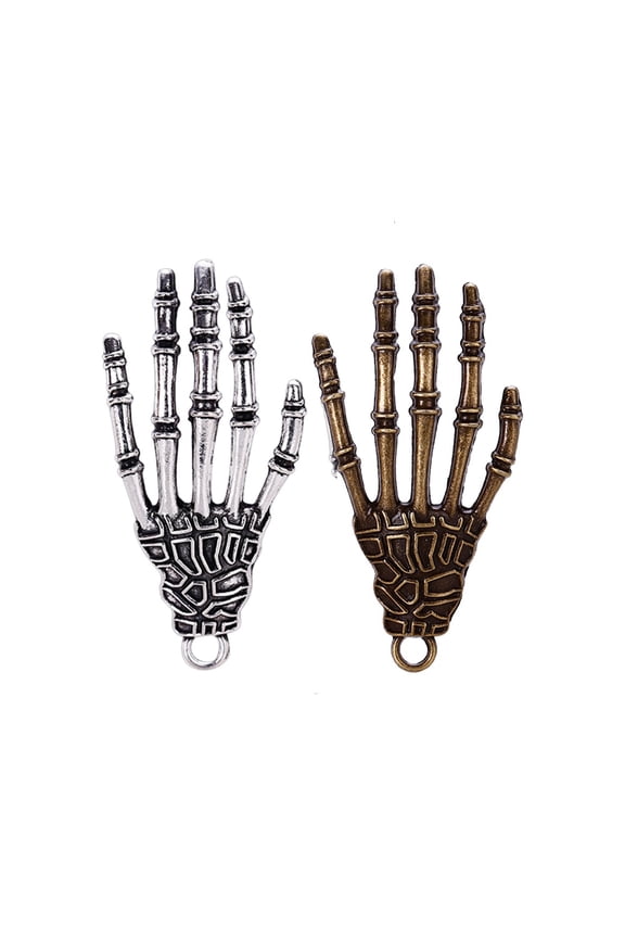 20 Pieces Premium Alloy Vintage Skeleton Pendants for Jewelry Making and Crafting Projects