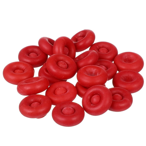 DEEPCRAFF 20Pcs Red Round Caulk Cover for Caps for Grout Tubes Storage Use
