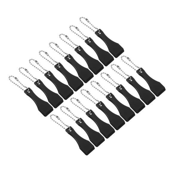 DEEPCRAFF 20Pcs Portable Plastic Scratch Off Ticket Tool with Keyring for Party Use