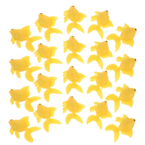 DEEPCRAFF 20Pcs Realistic Tropical Fish Ornament Plastic Aquarium Fish Decoration