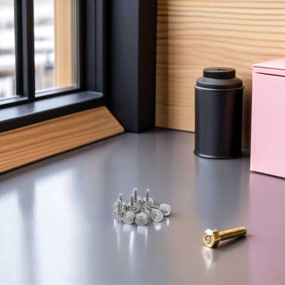 DEEPCRAFF 20Pcs Stainless Steel Knurled Thumb Screws for Caliper Adjustment and Measurement Tools