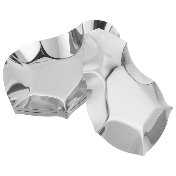 DEEPCRAFF 20-Piece Stainless Steel Shellfish Plate Set with Sauce Holder for Grilling, Baking, Serving Seafood and More