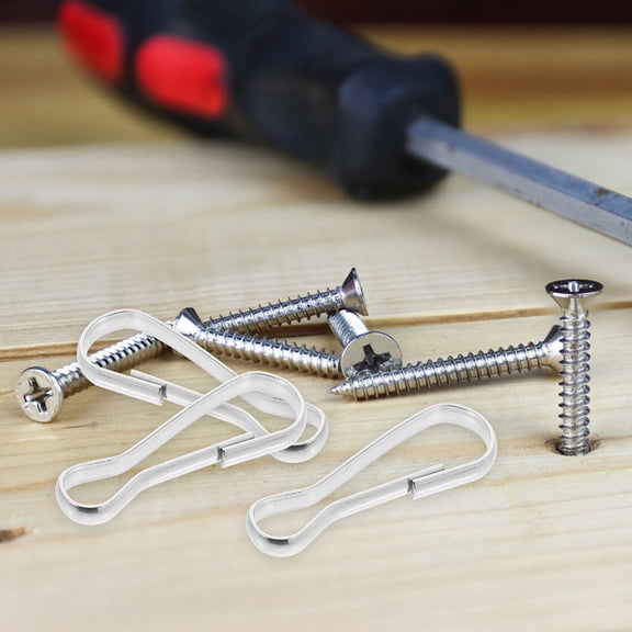 DEEPCRAFF 20Pcs Stainless Steel Snap Hooks for Hanging Hammocks Parrot Feeders Multi Purpose Metal Clips