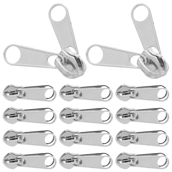DEEPCRAFF 20-Piece Universal Zipper Replacement Kit, Plated Alloy Dual-Sided Sliders for Jackets, Backpacks, and Bags
