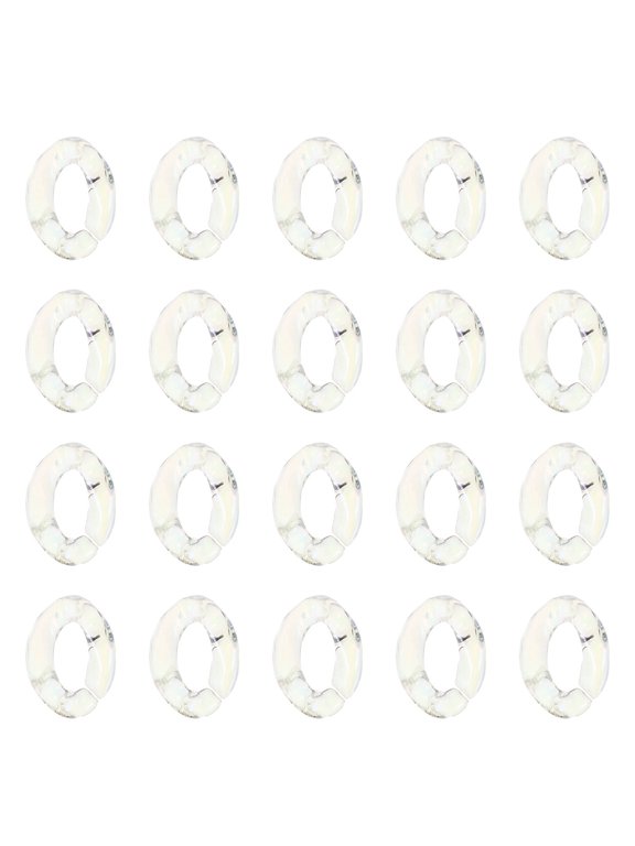 20 Pieces Acrylic Connecting for Jewelry Bracelets, Keychain Links, and Craft Making Supplies