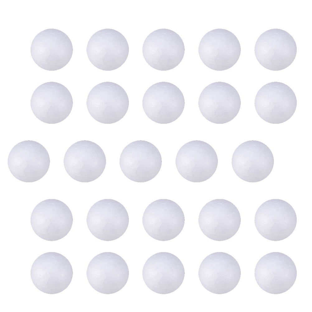 DEEPCRAFF 240 Pieces White Polystyrene Foam Spheres for Crafts ...