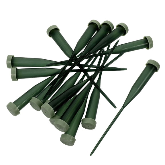 DEEPCRAFF 25Pcs Reusable Plastic Floral Water Tubes with Caps for Home and Event Flower Arrangements