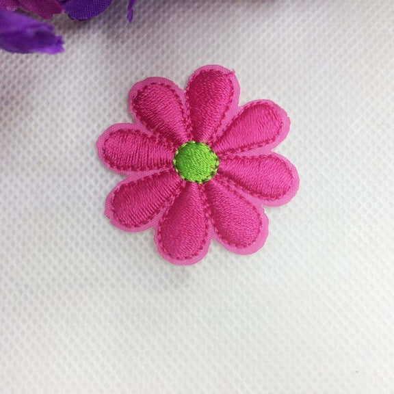 DEEPCRAFF 26Pcs Embroidery Applique Sunflowers Patches in Assorted Colors for Crafting