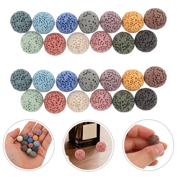 DEEPCRAFF 26-Piece Reusable Diffuser Stones for Essential Oils, Aromatherapy Beads, Changeable Scents for Home